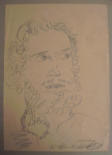 Kopie frei nach einem Werk von Albrecht Dürer, Bleistiftskizze, ca. 22 X 30 cm, 1975